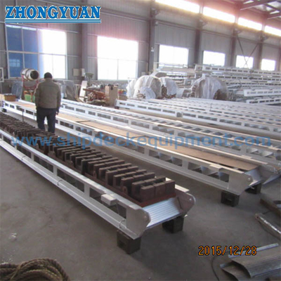 ISO7061 Tipo B Pasarela de aluminio de la costa con escalones antideslizantes
