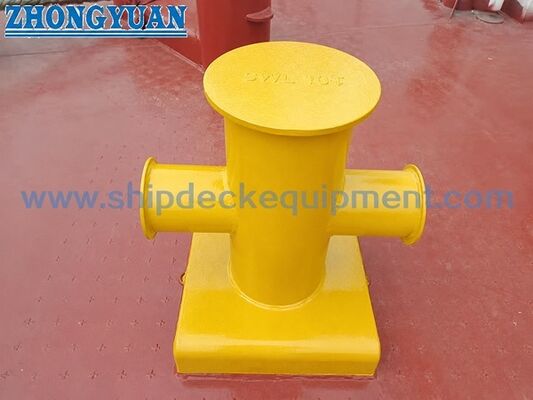 150–350 mm Bolardo de cruce de barco | CB/T 3845-2000, Diseño cruciforme para amarre en cubierta de barco