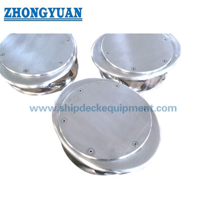 14" Chock de botón de acero inoxidable guía de cuerda de amarre pulida para yates y barcos de trabajo