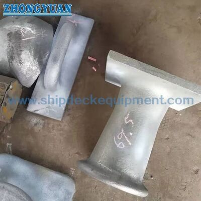 8 "y 10" Bollards de acero fundido de un solo trozo para barcazas y barcos de trabajo