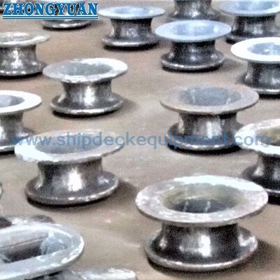 Acero de lanzamiento 6" 8" 10" nave de Marine Button Chock ASTM A27-70-36 que amarra el equipo