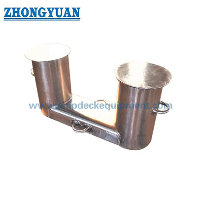 DIN 82607 acero inoxidable doble bollardo de trozo