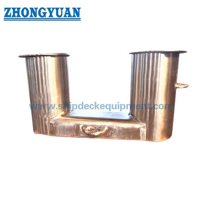 DIN 82607 acero inoxidable doble bollardo de trozo