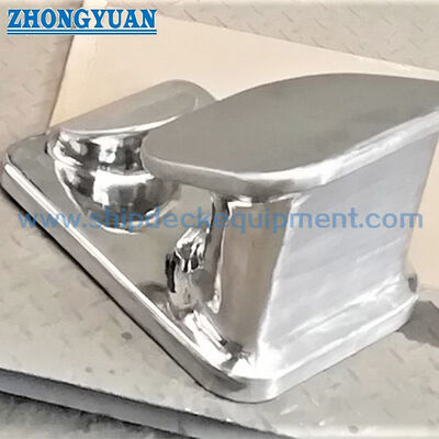 Chock de remolque fijo de acero inoxidable pulido de 6 pulgadas para barcazas interiores y embarcaciones de trabajo