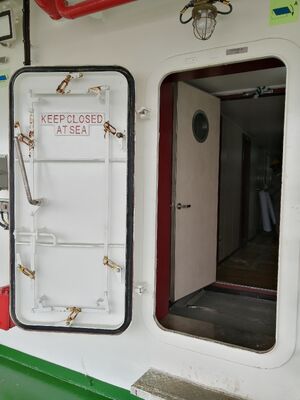 Puerta marina de acero estanca de acción rápida con palanca única | GB/T 3477-2023