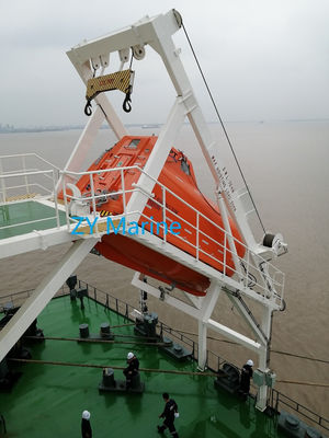 Equipo de la salvación de vidas de la nave del dispositivo de MED Free Fall Lifeboat Launching de la aprobación de la clase