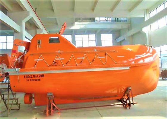 equipo gratuito de la salvación de vidas de la nave del bote salvavidas de la caída de la prueba de fuego de los 6.8m GRP