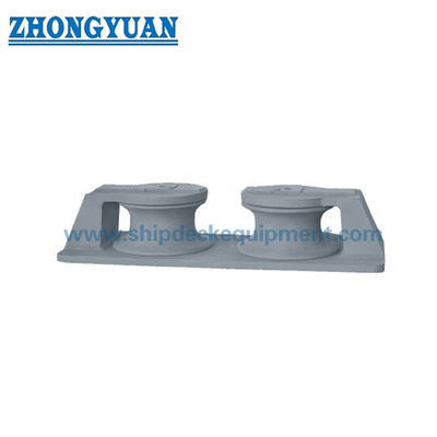 Gaza de dos rodillos para barcos | Tipo de marco CB/T 38-1999 con rodillos de acero fundido para amarre de barcos