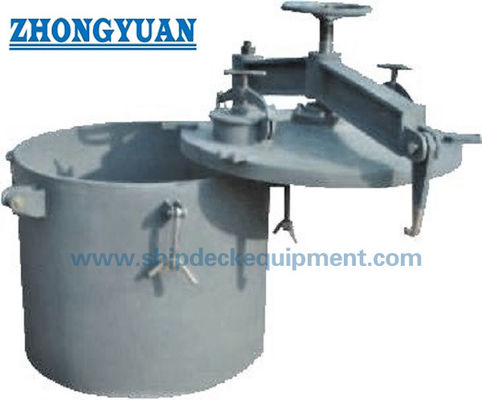 Tipo cubierta de apertura horizontal Marine Outfitting de JIS F2320 de la portilla del tanque de aceite del cargo de B
