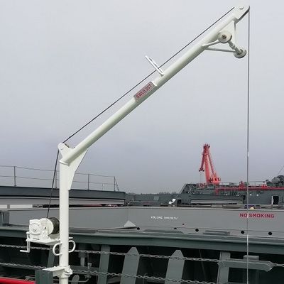 Pescante de basura móvil de 0,2 a 0,8 T | Equipo de elevación de bodegas de carga en cubierta de barco