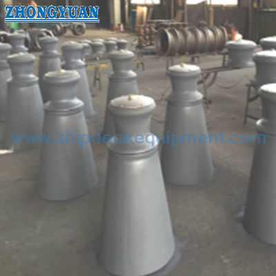 100 450 mm Pedestal Roller Fairlead con Cleat. Verificado SWL (254 1766 kN para amarre de buques)