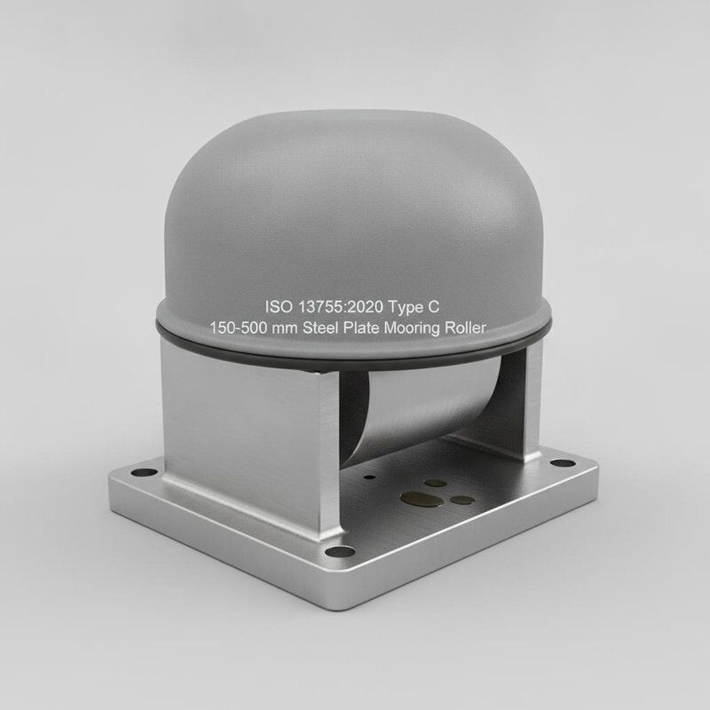 150–500 mm Steel Plate Mooring Roller with Dust Cover Compliant with ISO 13755:2020 Type C