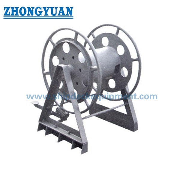 Reel de cuerda de alambre de acero marino de 25 ̊31,5 mm JIS F 3430-1980 para almacenamiento de cuerda de alambre a bordo