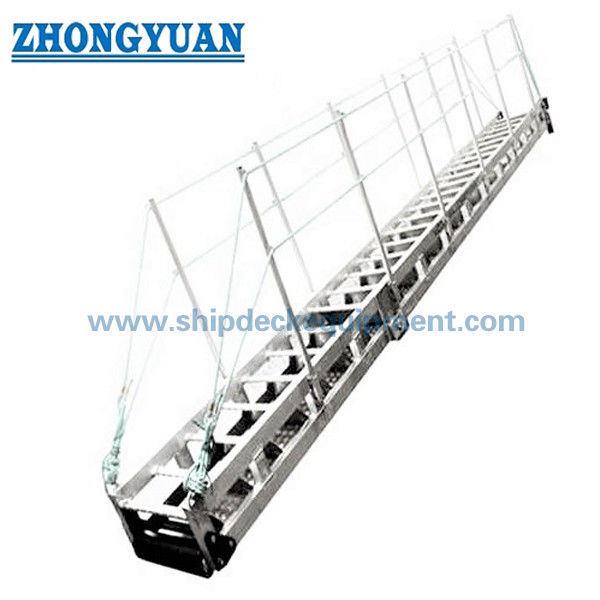 ISO7061 Tipo B Pasarela de aluminio de la costa con escalones antideslizantes